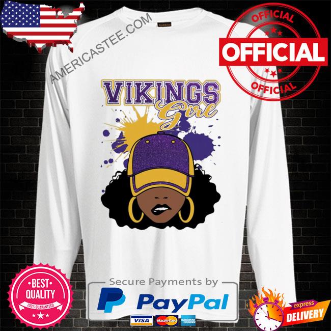 Dope Football Black Girl Minnesota Vikings Shirt, hoodie, sweater, long  sleeve and tank top