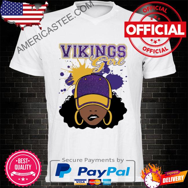 Dope Football Black Girl Minnesota Vikings Shirt