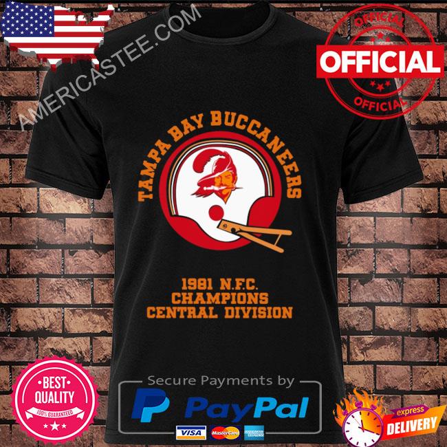 Funny Tampa bay buccaneers 1981 nfc champions central division shirt,  hoodie, sweater, long sleeve and tank top