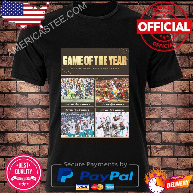 Game of the year 2022 nfl on fox midseason awards best shirt, hoodie,  sweater, long sleeve and tank top