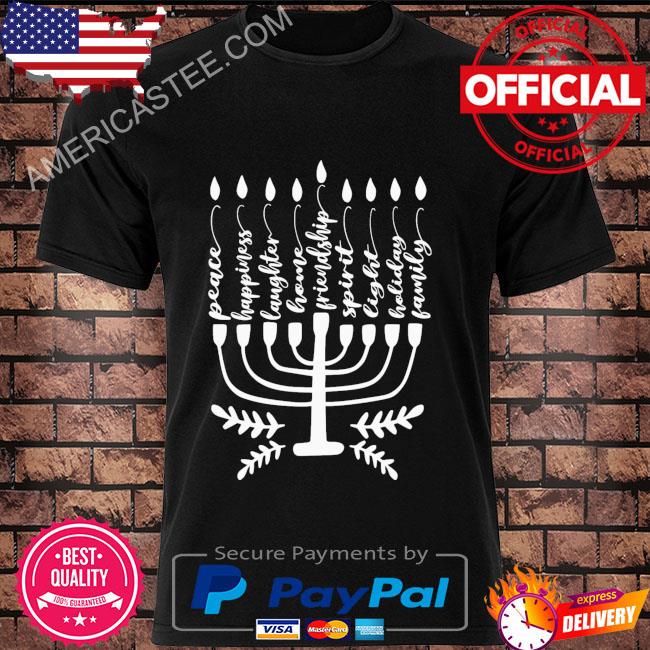 Happy hanukkah jewish sayings shirt