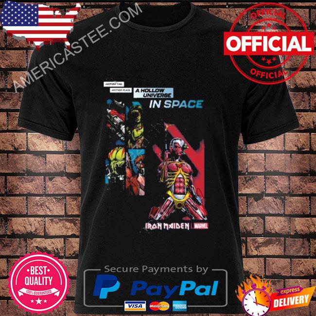 Iron maiden x marvel somewhere in time guardians of the galaxy shirt