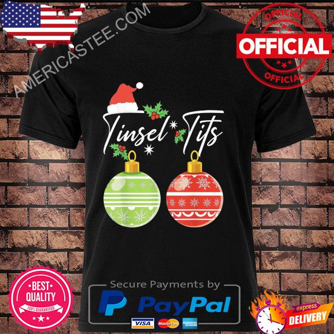 Jingle balls tinsel tits Christmas matching sweater
