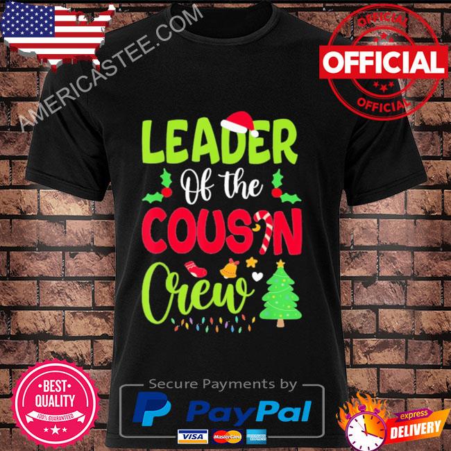 Leader of the cousin crew Christmas family xmas sweater