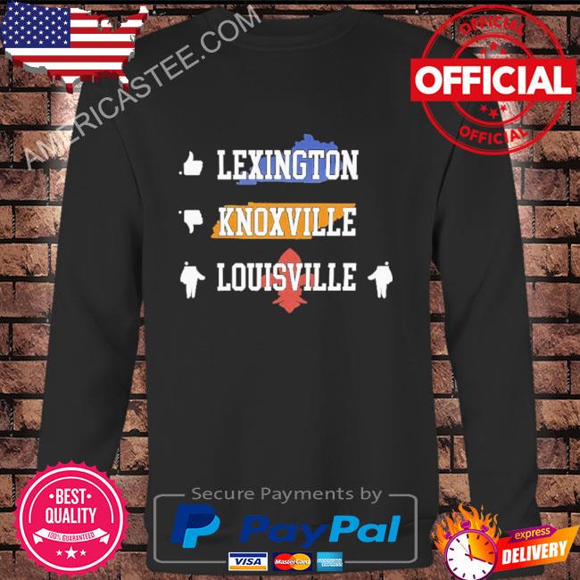 Men's Lexington Knoxville Louisville shirt, hoodie, sweater, long sleeve  and tank top