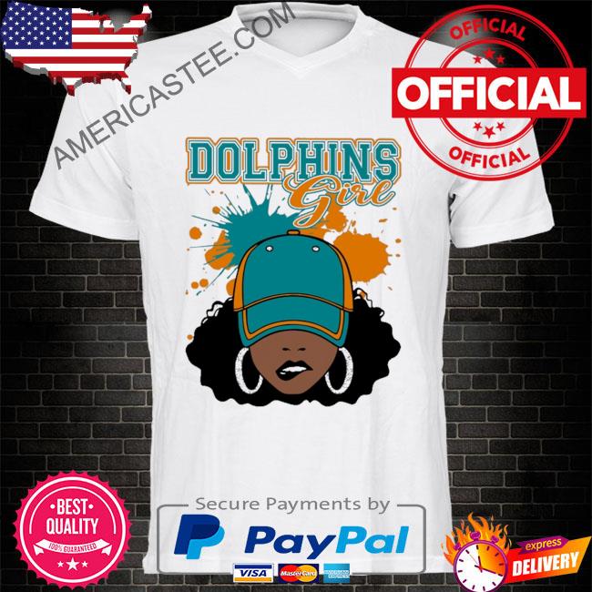 Miami Dolphins Dope Football Black Girl Shirt