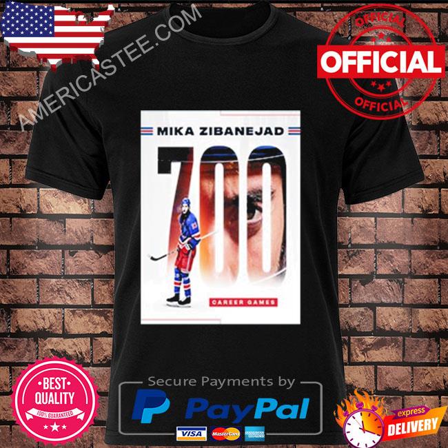 Mika zibanejad 700 career games new york rangers nhl shirt