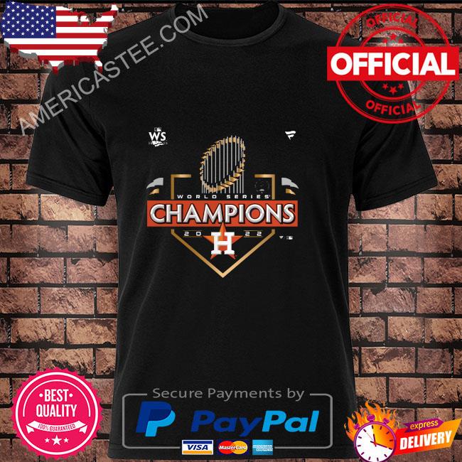 Official houston astros 2022 world series champions locker room shirt