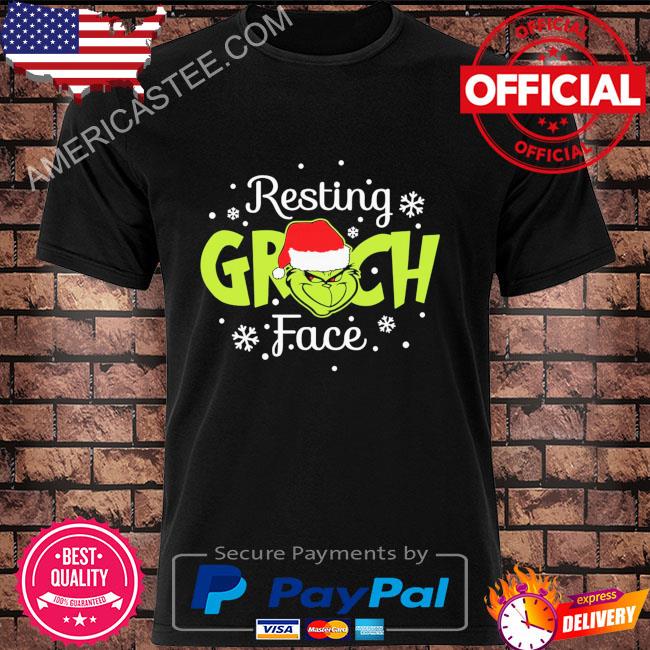 Resting grinch face Christmas sweater