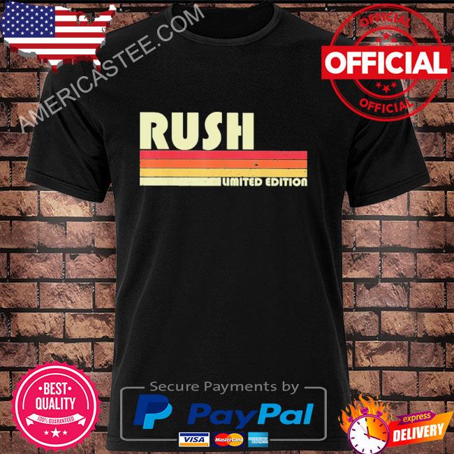 Rush limited edition shirt