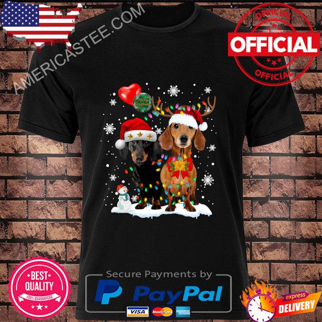 Santa Dachshund 2021 Merry Christmas sweatshirt