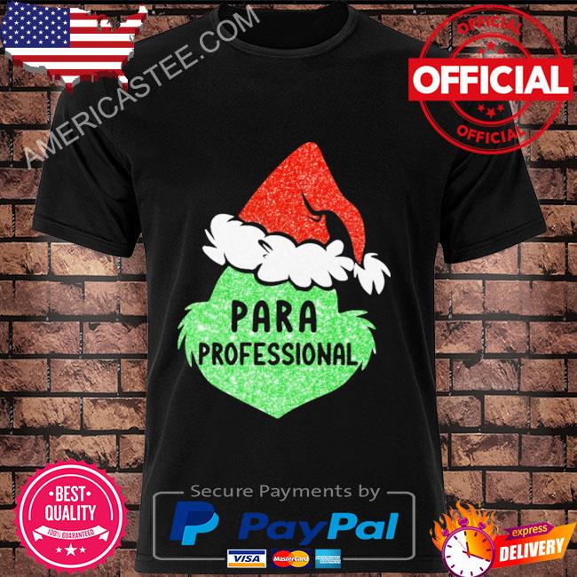 Santa grinch Paraprofessional Christmas 2022 sweater