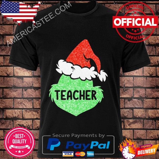 Santa grinch teacher Christmas 2022 sweater