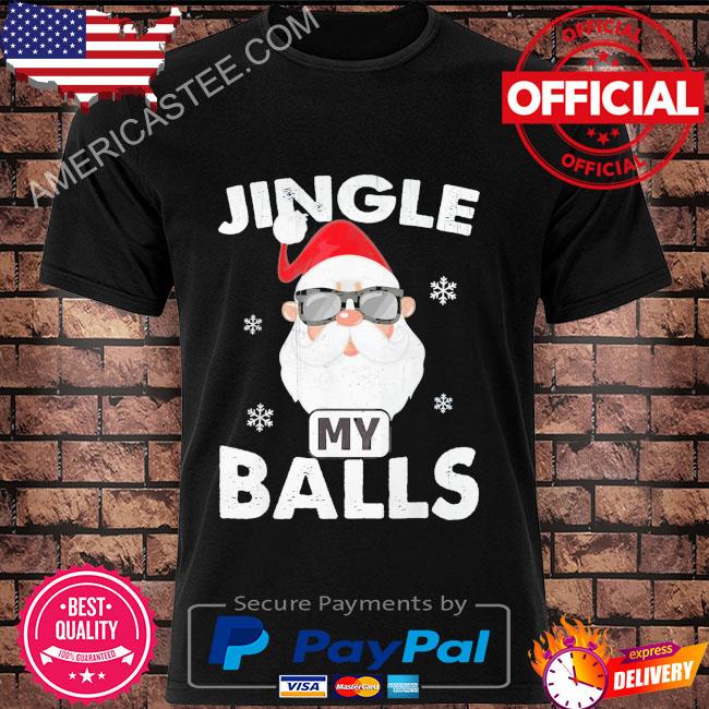 Santa jingle my balls adult Christmas sweater