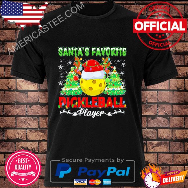 Santas Favorite Pickleball Player Christmas sweater