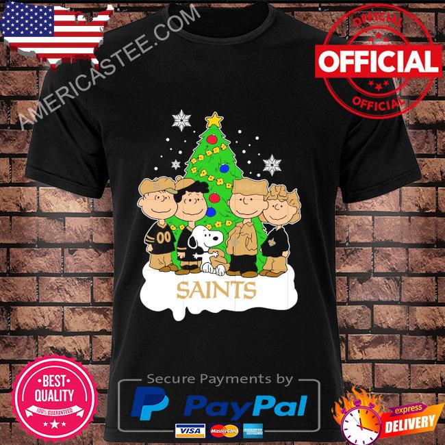 Snoopy the Peanuts new orleans saints Christmas sweater