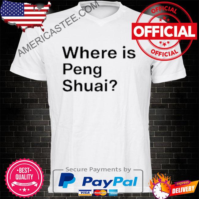 Striven smith where is peng shuai shirt