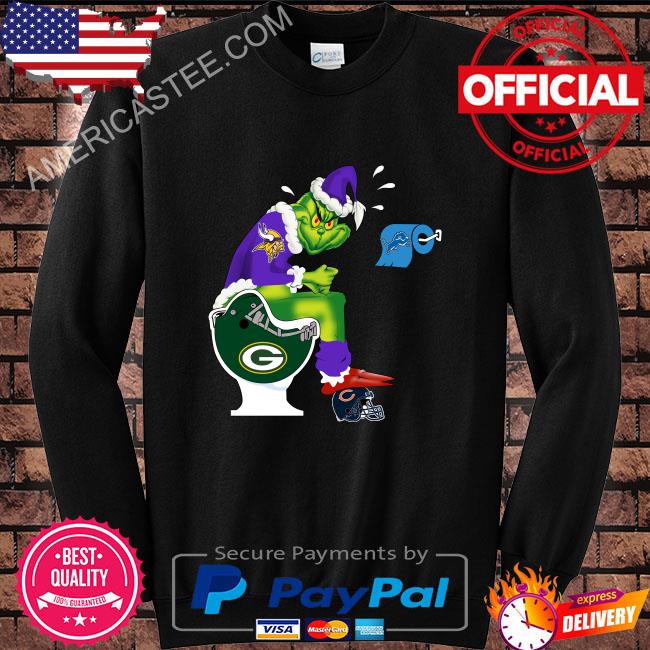 Green Bay Packers The Grinch Santa toilet shirt, hoodie, tank top