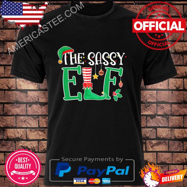 The sassy elf family matching Christmas group sweater