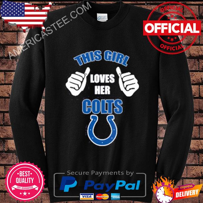 Indianapolis Colts Girl NFL Long Sleeve T-Shirt