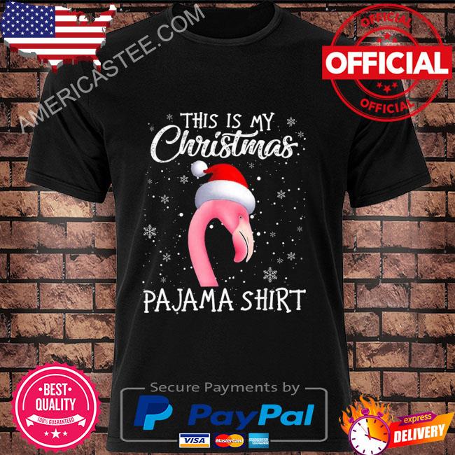 This is my Christmas pajama flamingo santa xmas Christmas pajama sweater