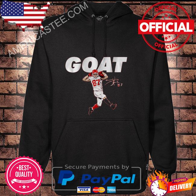 Travis kelce Kansas city Chiefs goat signature s Hoodie black