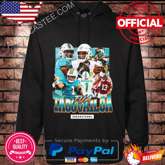 Official Miami Dolphins Dreamathon Merch Tua Tagovailoa Shirt