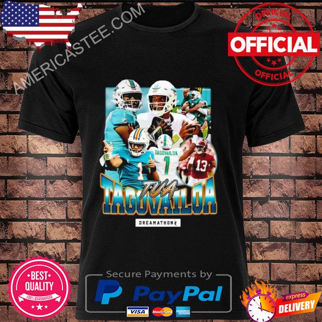 Official MiamI dolphins dreamathon merch tua tagovailoa T-shirt