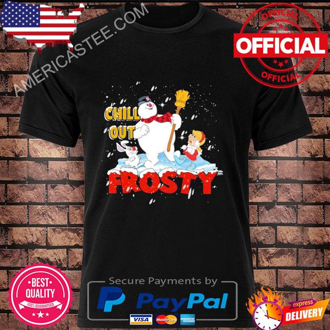 Tv show chilly out frosty graphic Christmas sweater