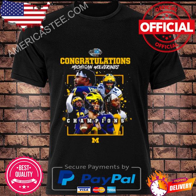 2022 Congratulations Champions Michigan Wolverines shirt