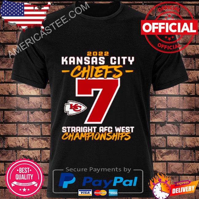 kansas city chiefs afc west champs shirt