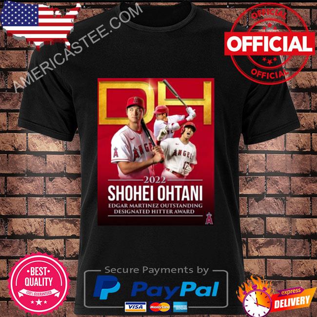 Shohei Ohtani wins the 2022 edgar martinez outstanding shirt