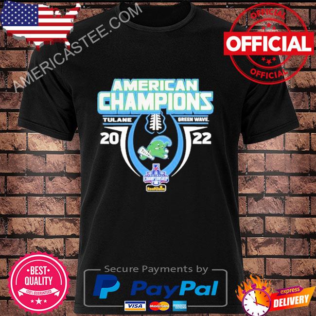 AAC Football Conference Champions Tulane Green Wave 2022 T-Shirt