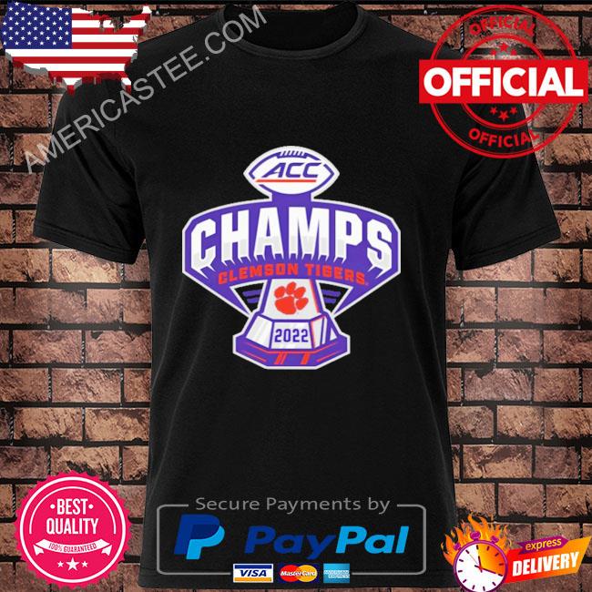 Acc Football Conference Champions Clemson Tigers Blue 84 2022 Shirt