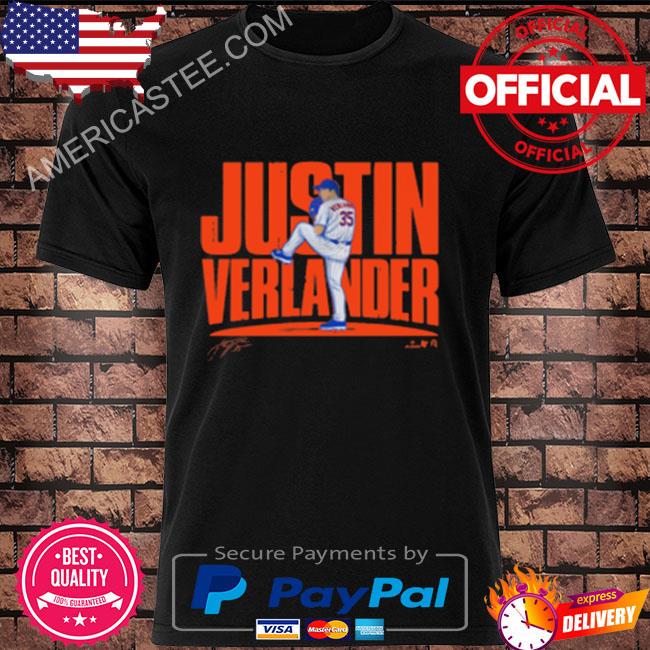 Athlete logos justin verlander new york verlander shirt