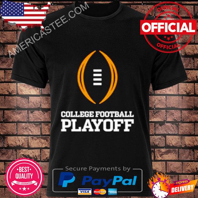 College Football Playoff Logo Black Long Sleeve T-Shirt