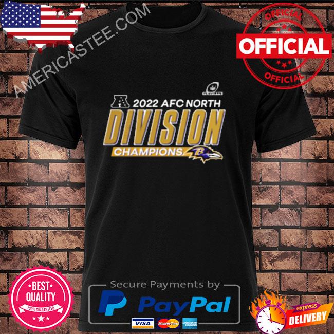 Baltimore ravens 2022 afc north division champions shirt, hoodie