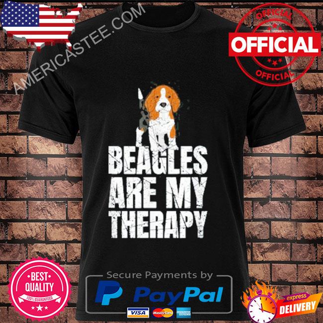 Beagles Are My Therapy Dog Lovers Shirt