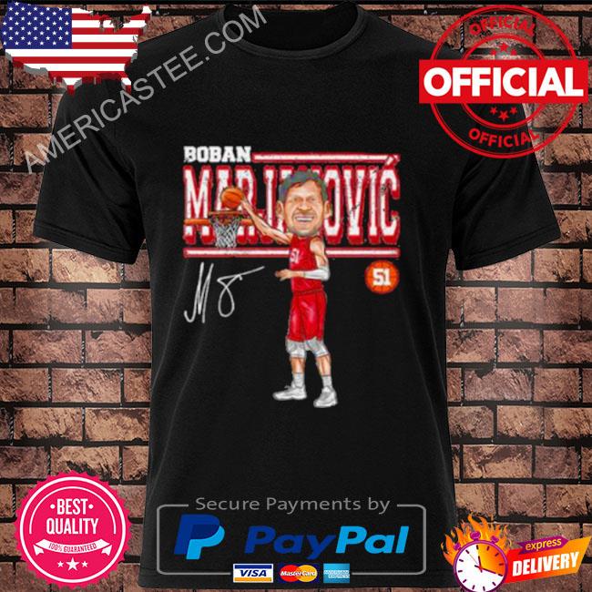 Boban Marjanovic Houston Rockets basketball cartoon shirt