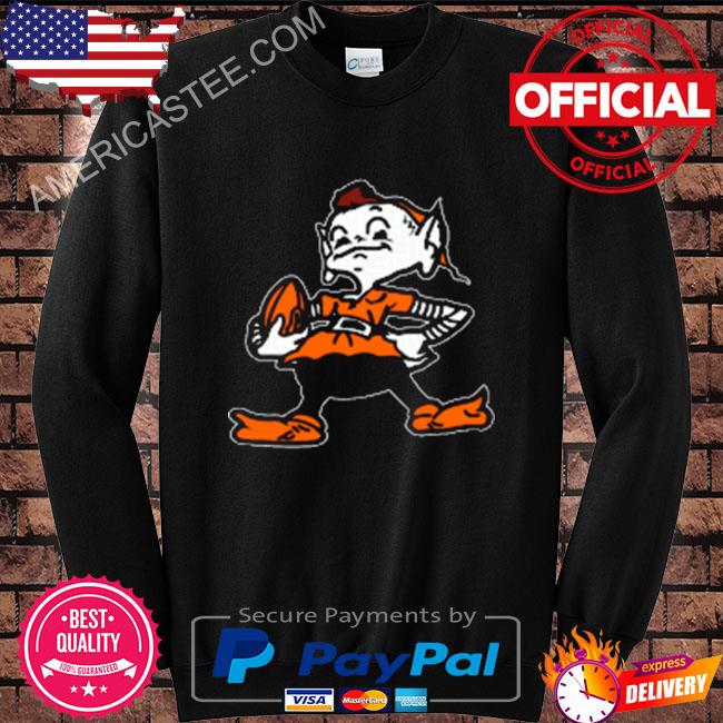 Official cleveland Browns Brownie Elf Logo Shirt, hoodie, sweater