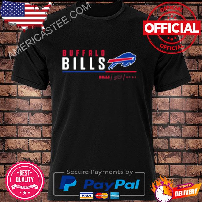 Buffalo Bills Nike Prime Logo Name Split Pullover Hoodie - Anthracite