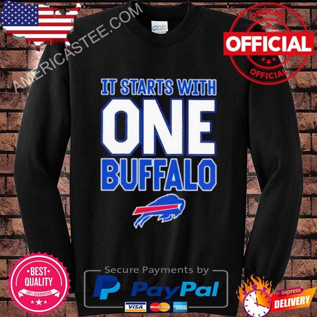 _.Buffalo Bills It Starts With One Buffalo Hoodie - BTF Store