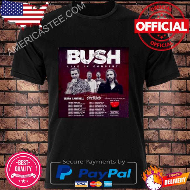 Bush Jerry Cantrell Candlebox and Silversun Pickups Tour Shirt