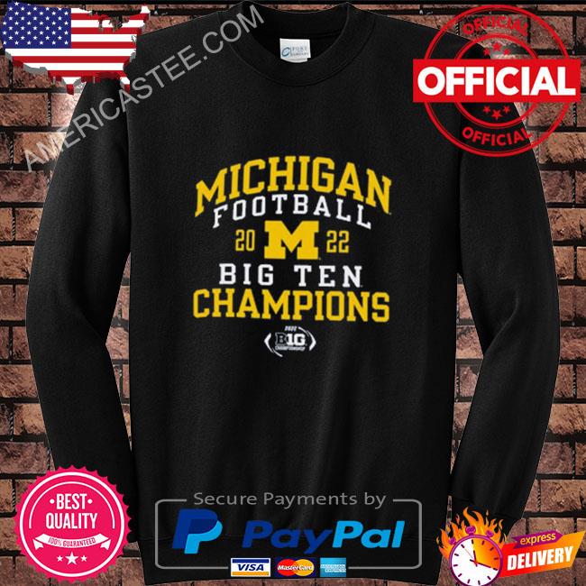 Champion university of michigan football 2022 big ten champions shirt,  hoodie, longsleeve tee, sweater