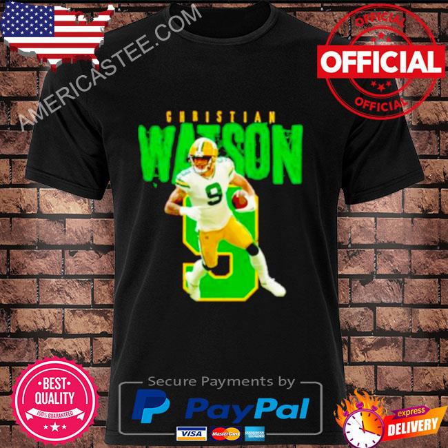Christian Watson Green Bay Packers number 9 shirt