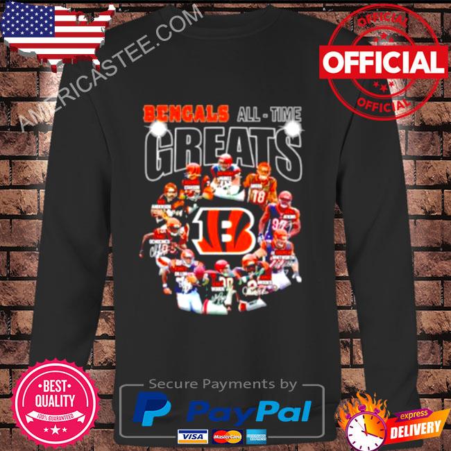 Cincinnati Bengals All Time Greats T Shirt