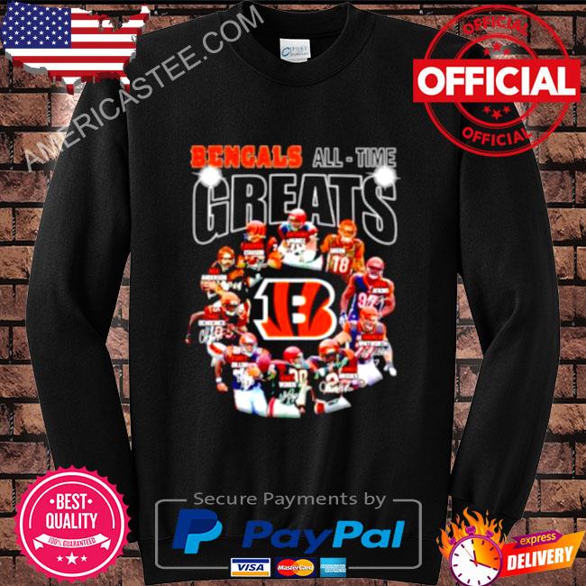 Cincinnati Bengals All Time Greats Player t-shirt, hoodie, sweater, long  sleeve and tank top