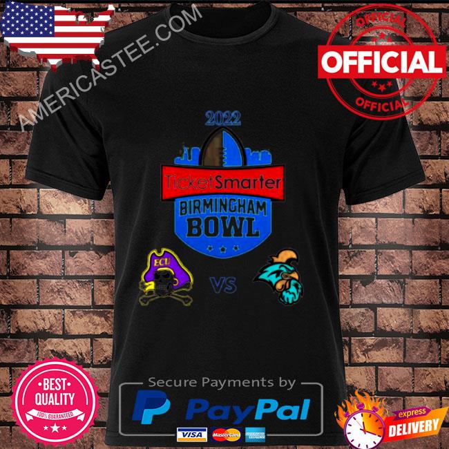 Coastal Carolina vs East Carolina 2022 TicketSmarter Birmingham Bowl Shirt