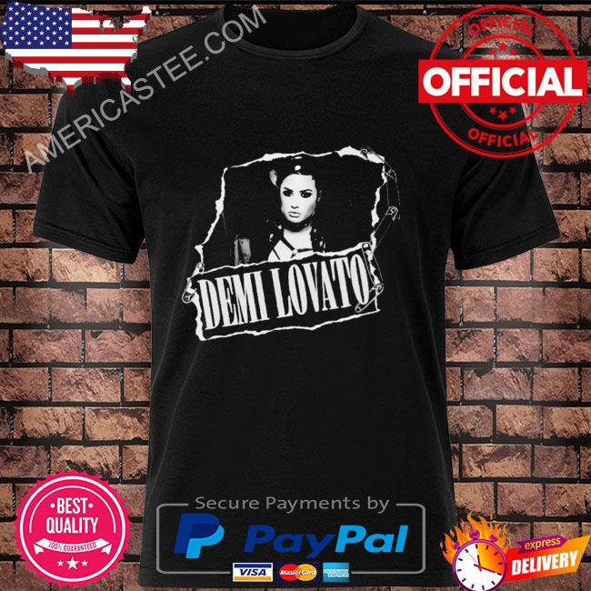 Demi lovato ripped photo shirt