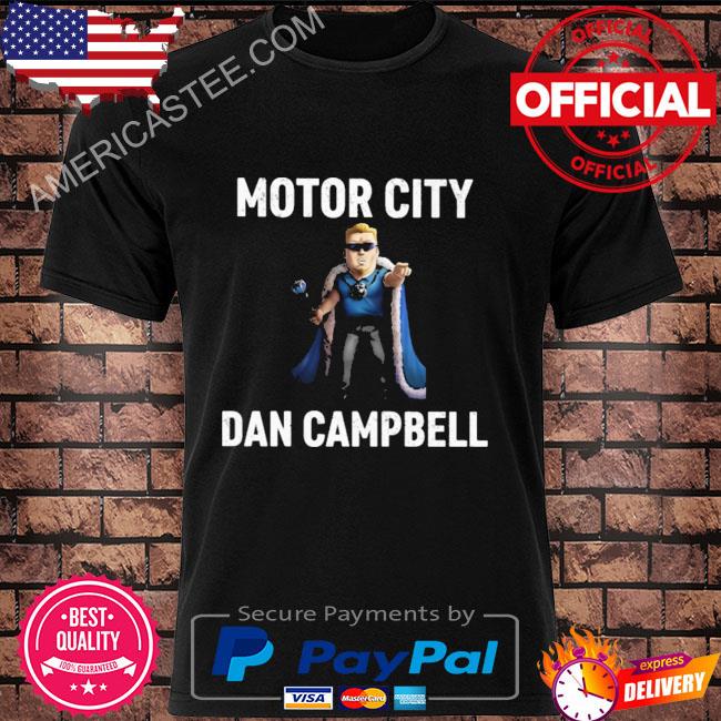 Evan fox wearing motor city dan campbell shirt, hoodie, sweater, long  sleeve and tank top